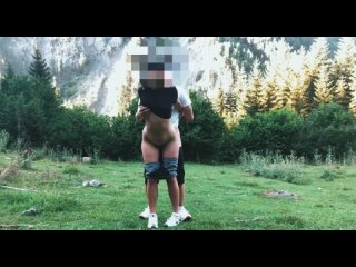 good view couple - big ass student fucked in the forest in standing doggystyle - pornhub